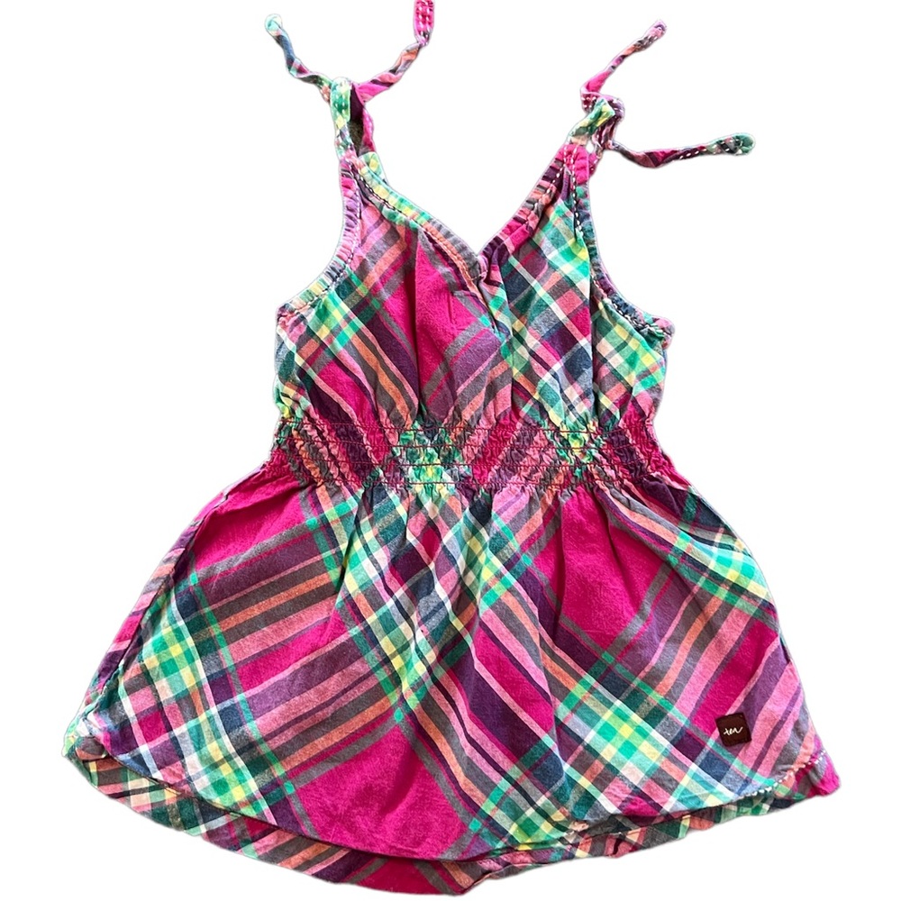 Tea Collection Plaid Tank Top